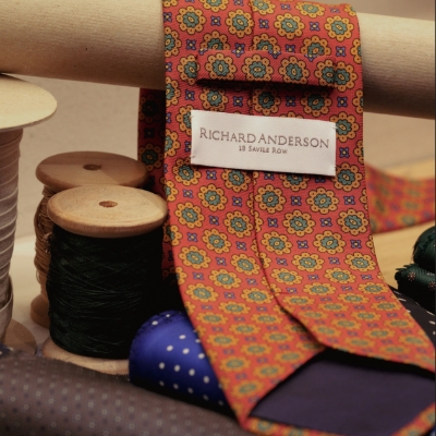 Grooms' News: The Ultimate Wedding Gift or Wedding Preparation: A Bespoke Tie from Richard Anderson