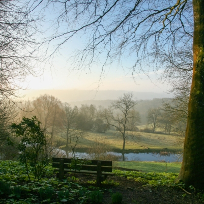 Discover a romantic Cotswold winter walk or a Christmas outing with valley views at Newark Park