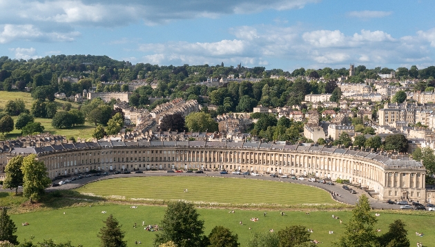 the Royal Crescent
