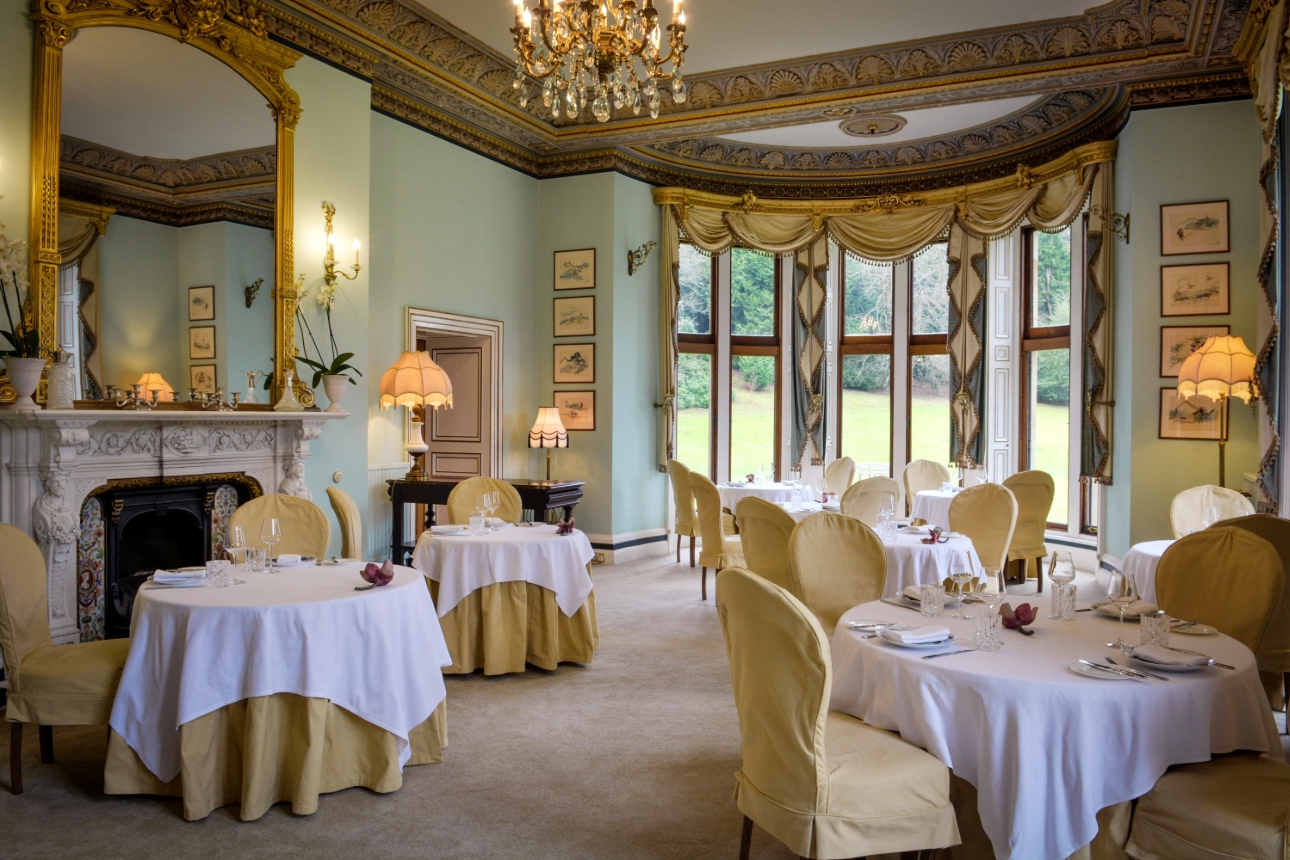 ornate dining room