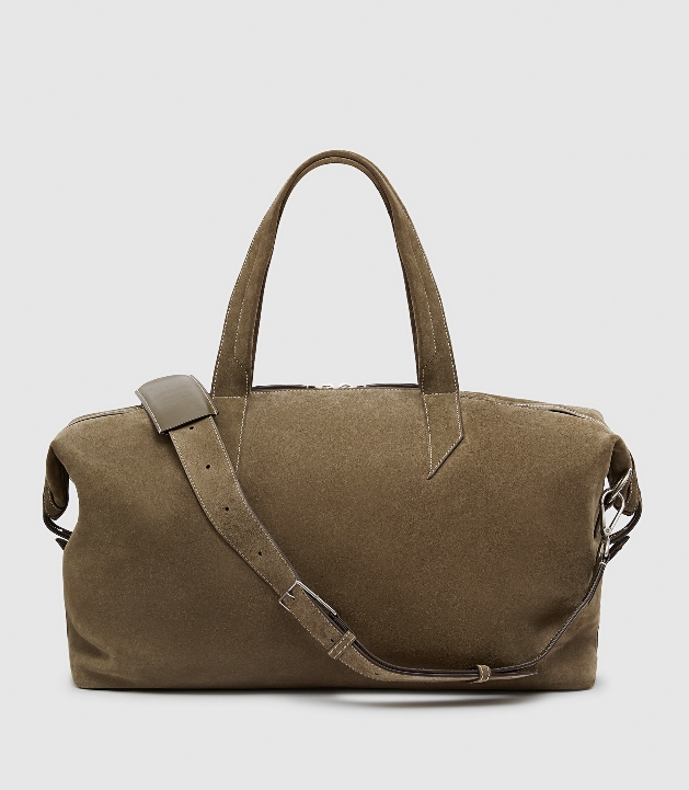 A large green bag