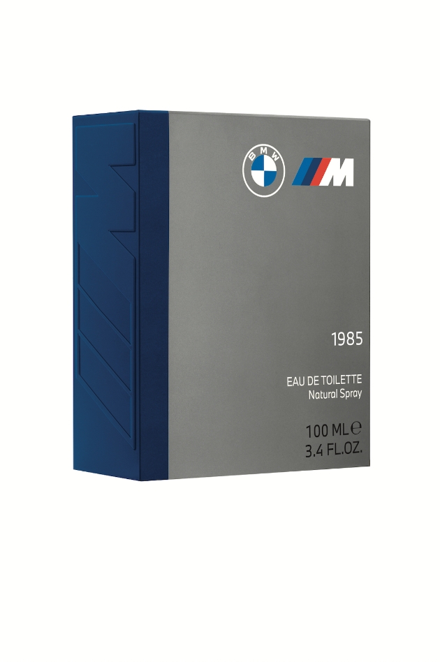 A grey perfume box