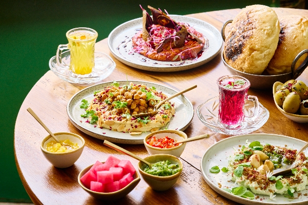 Queen of Cups dinner table spread